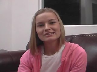 Porner Premium: Cute teen casting with a great blowjob