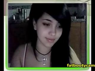 Mignonne goth fille sur came - fatbootycams.com