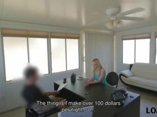 Loan4k&period; allie rae erzählt sie ist ein stripper damit warum loan agent wird lüstern